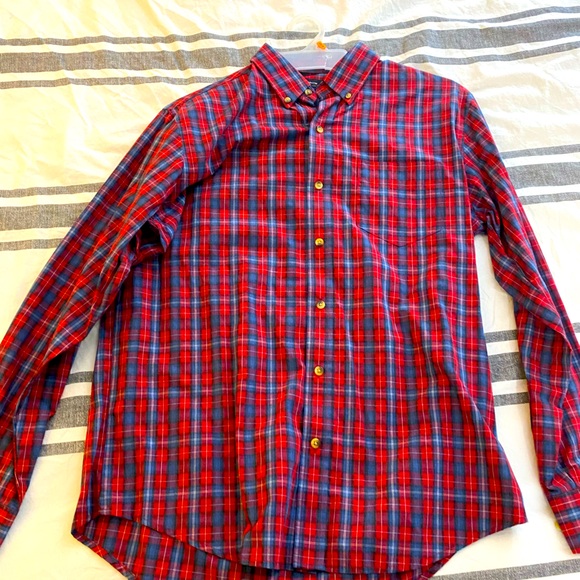 Mens Collared Print Button Down main image 0